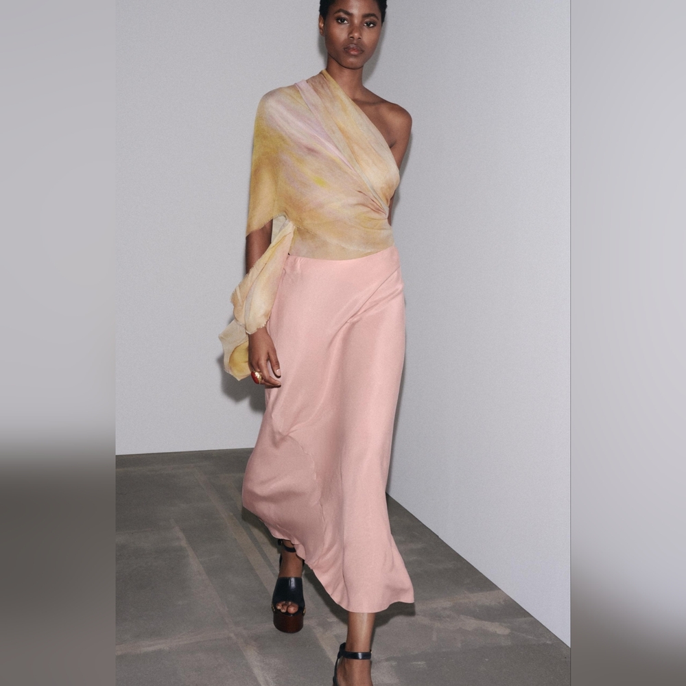ZARA ZW COLLECTION LONG SKIRT SIZE L